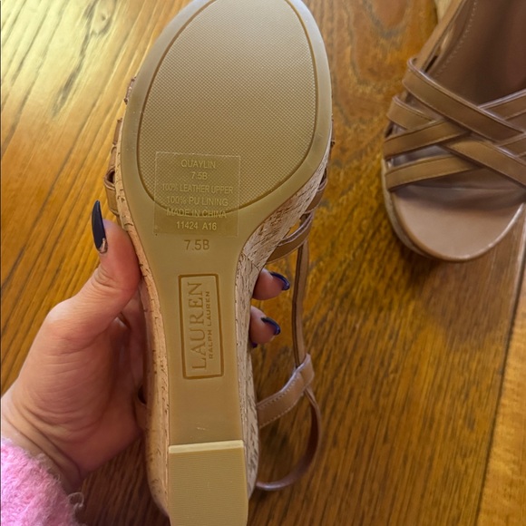 Lauren Ralph Lauren Quaylin Wedge Sandal - Picture 5 of 6